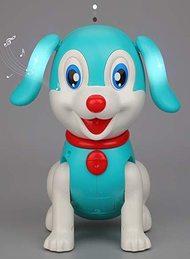 OANGO Jumping Dog/Puppy Toy with Flapping Ears Rotating Electronic Dog Walking and Jumping Dog Musical Lighting Dog Dancing Dog Robot Cute Cartoon Dog - Image 4