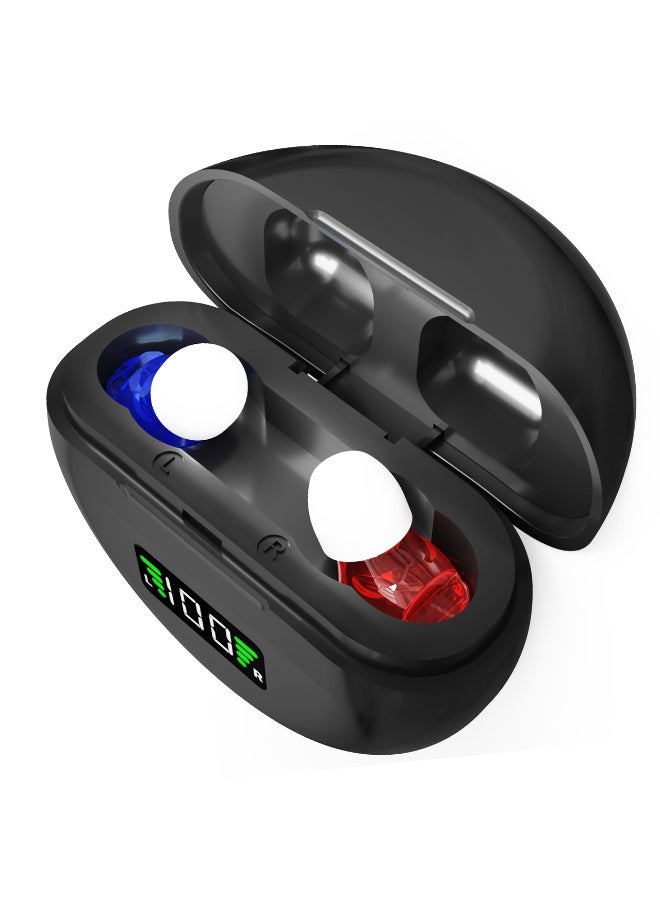 السمع ، مع مقصورة الشحن الأسود ، في الأذن نوع ، الأحمر والأزرق - Image 3