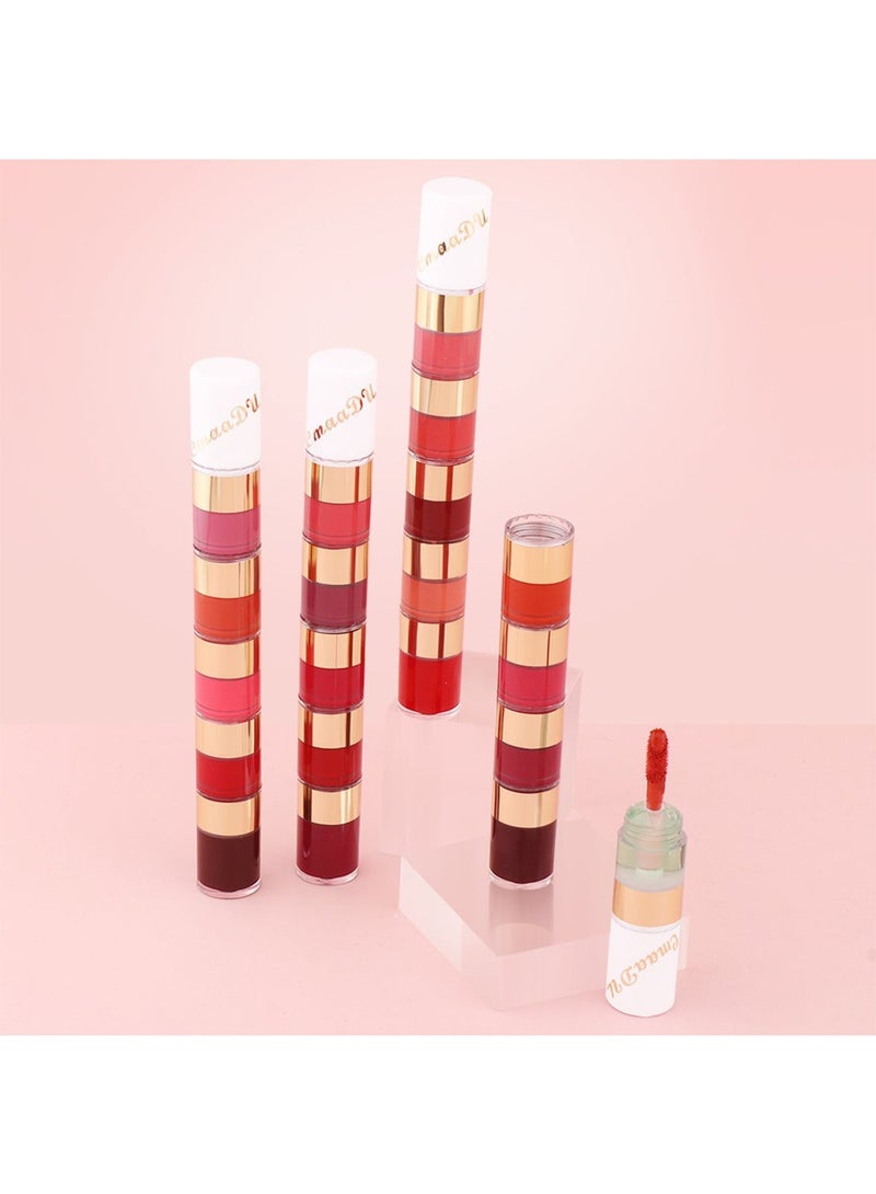 20 Colors Liquid Lipstick Set, Matte Velvet Long Lasting High mented Non-Stick Cup No Fade Waterproof Lip Gloss Set for Girls Women, Makeup Gift Set - Image 2