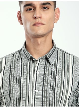 Grey Multi Striped Printed Shirt - pzsku/ZA7AF24985F213ACFDE95Z/45/_/1738047956/0b12b671-d6f9-4398-89f8-a8de2e61305f