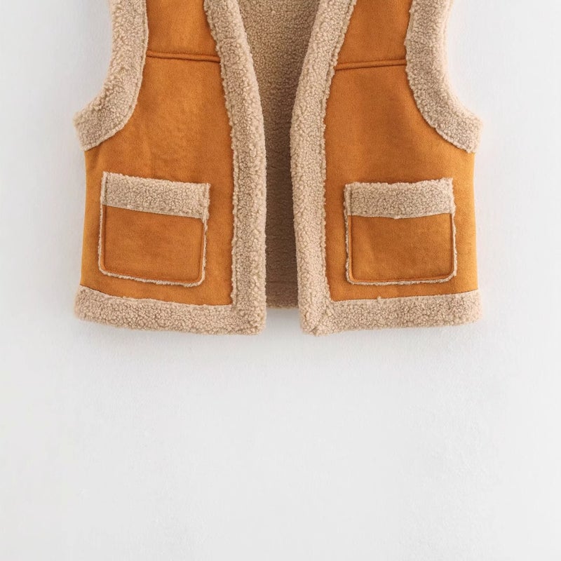Clothing Popular Fashion Versatile Fur Vest - Image 4