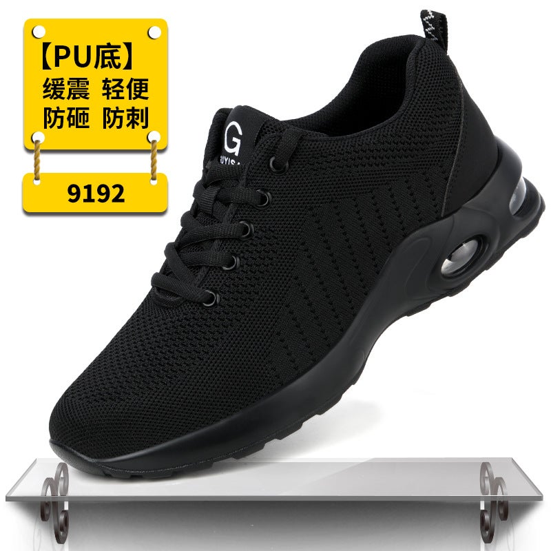 Labor Protection Shoes For Men, Anti-Smash, Anti-Puncture, Summer Wear-Resistant Shoes, Comfortable And Lightweight Work Shoes That Can Be Worn For Long Periods Without Getting Tired - Image 1