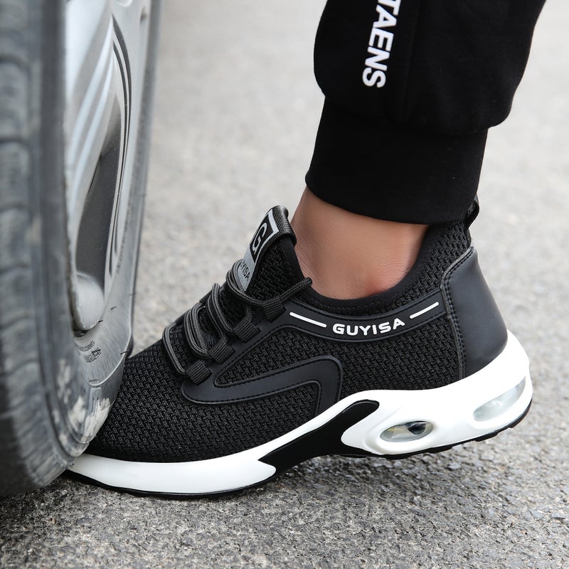 Labor Protection Shoes For Men, Anti-Smash, Anti-Puncture, Summer Wear-Resistant Shoes, Comfortable And Lightweight Work Shoes That Can Be Worn For Long Periods Without Getting Tired - Image 5