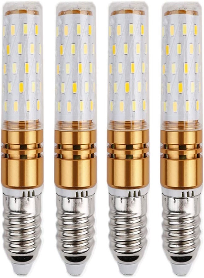 E27 LED Corn Bulbs, Screw LED Bulbs 12W, Non-Dimmable, Daylight White 6000K, 4Pcs E27 Base Decorative Candle Corn Light Bulb for Ceiling Fans, Cabinet Lighting, Sconce  - Image 1