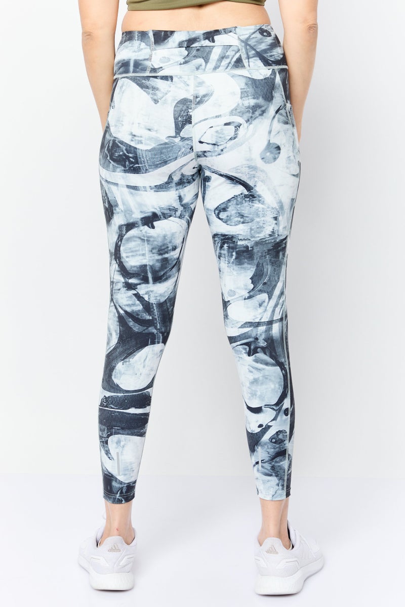 Adidas Women Sportswear Fit Running 7/8th Leggings, Grey - Image 2