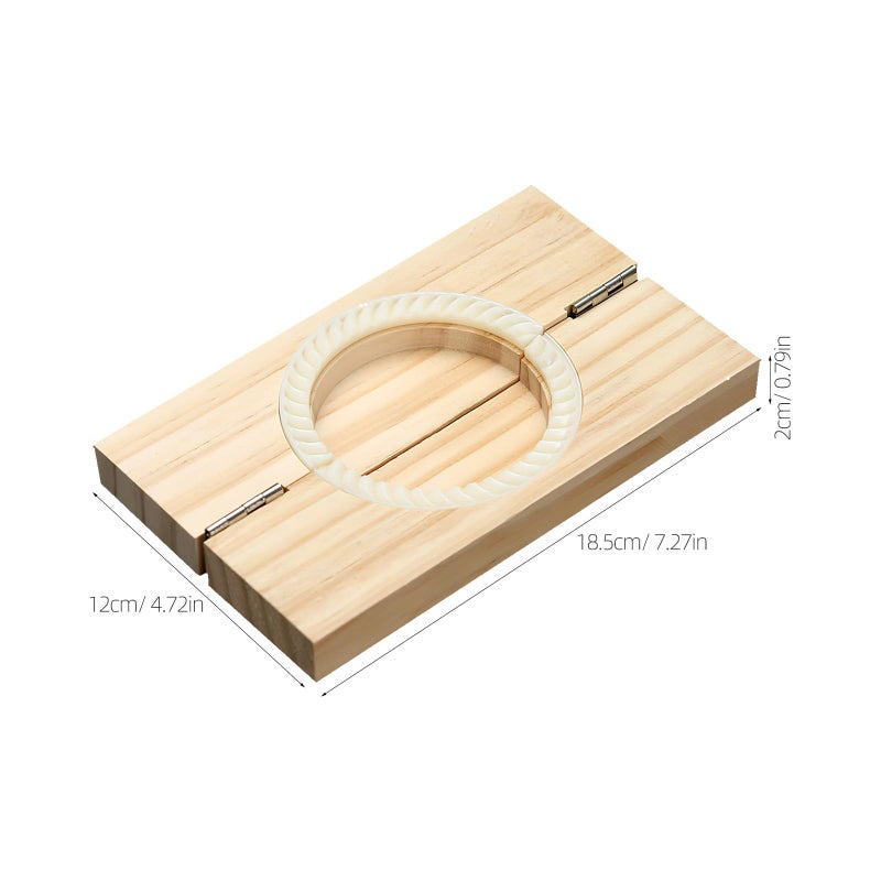 Manual Dumpling Maker Press Mold for Chinese Food Empanada Ravioli Pierogi Pastry Wrapper - Image 3