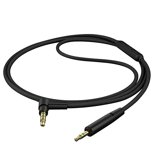 GEEKRIA Audio Cable with Mic and Mute Control Compatible with JBL Tune 770NC/760NC/720BT, Live 660NC/650BTNC/500BT/460NC, Tour One M2, 3.5mm to 2.5mm Replacement Stereo Cord (4ft / 1.2m) - Image 2