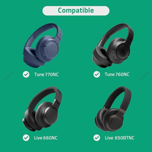 GEEKRIA Audio Cable with Mic and Mute Control Compatible with JBL Tune 770NC/760NC/720BT, Live 660NC/650BTNC/500BT/460NC, Tour One M2, 3.5mm to 2.5mm Replacement Stereo Cord (4ft / 1.2m) - Image 5
