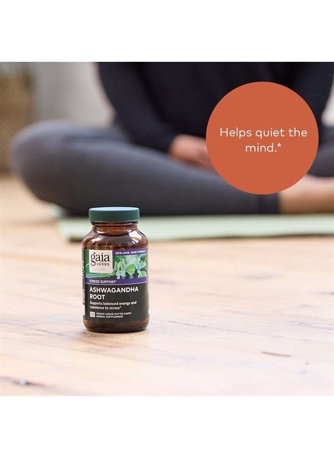 Gaia Herbs Ashwagandha Root - Made with Organic Ashwagandha Root to Help Support a Healthy Response to Stress, The Immune System, and Restful Sleep - 60 Vegan Liquid Phyto-Capsules (30-Day Supply)  - Image 3
