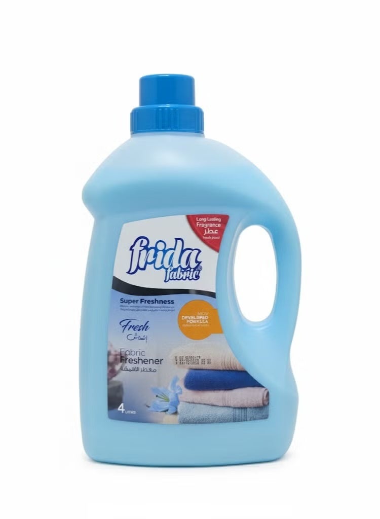 Frida Fabric and clothing freshener and softener, long-lasting freshness and fragrance, eliminates unpleasant odors – 4 liters - Image 1