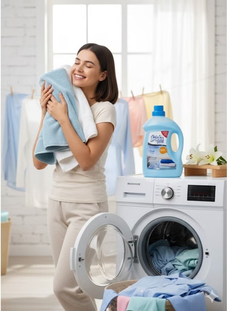 Frida Fabric and clothing freshener and softener, long-lasting freshness and fragrance, eliminates unpleasant odors – 4 liters - Image 3