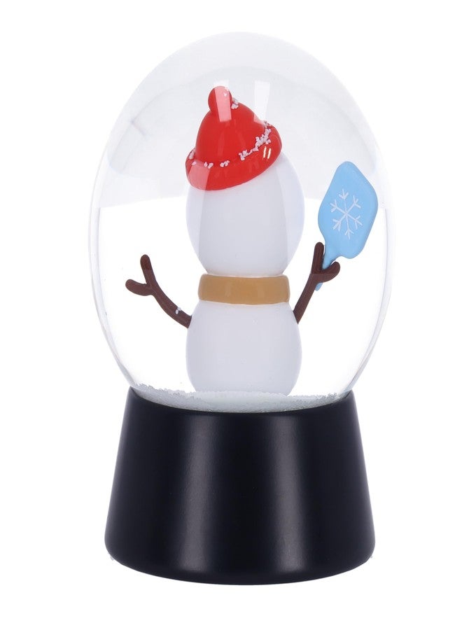 GAMMA Pickleball Snow Globe - Unique Pickleball Gift with Snowman, Perfect for Pickleball Players & Holiday Keepsakes - Image 3