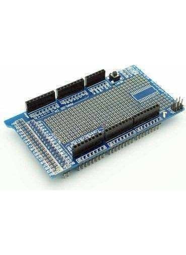 Rakun Robotik - Rakun Robotics Arduino Mega 2560 R3 Proto Shield Kit with Mini Breadboard - Image 1