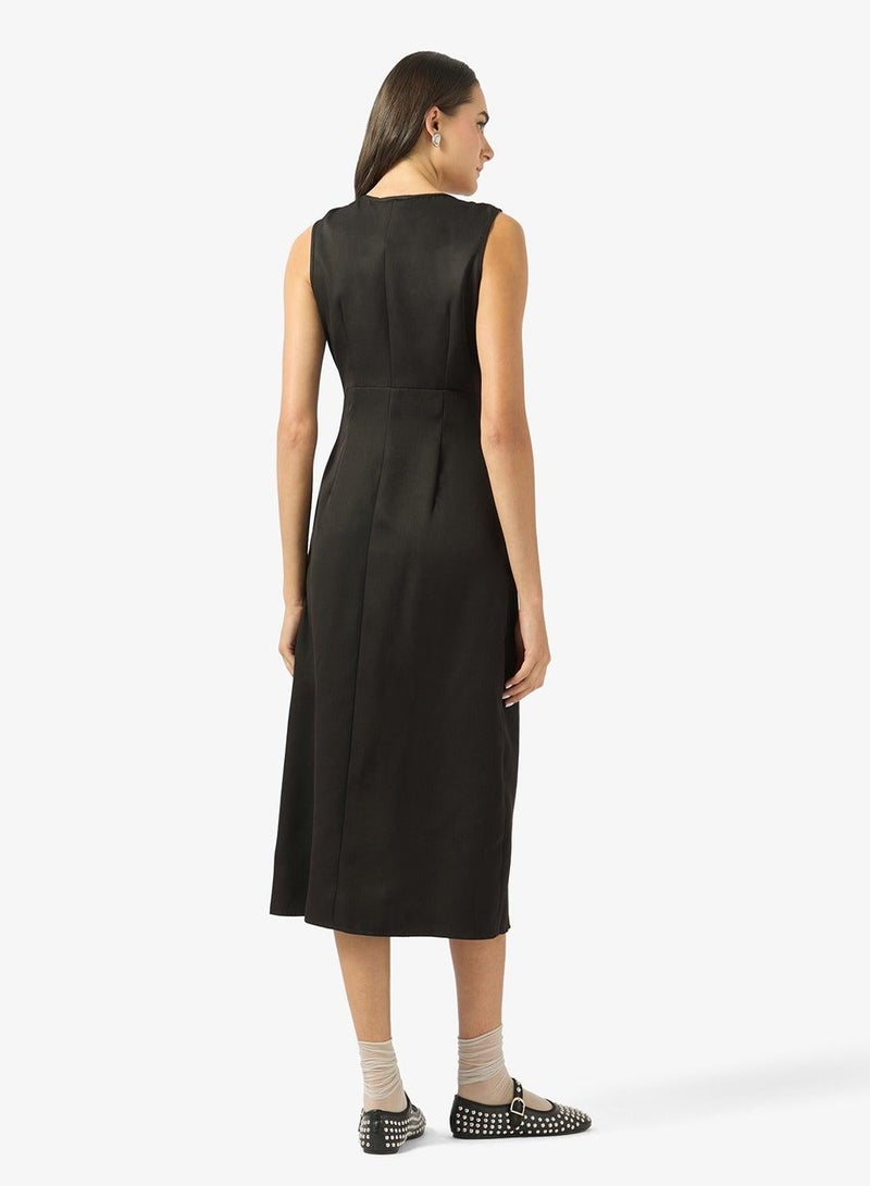 Ginger Button Detail Shift Dress - Image 3