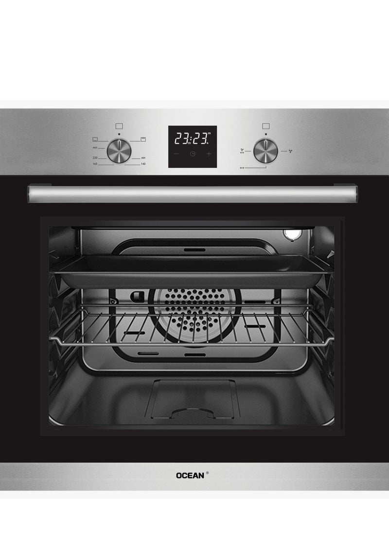 Ocean - Ocean built-in gas oven, with grill, 54 liters, stainless steel - OGVOF 64 I R C TC SV - Image 1