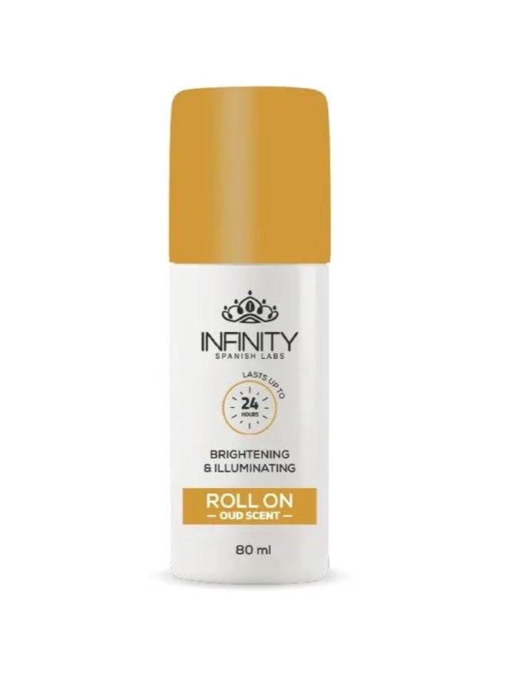إينفينيتي رول أون برائحة العود المنعشة والمشرقة 80 مل