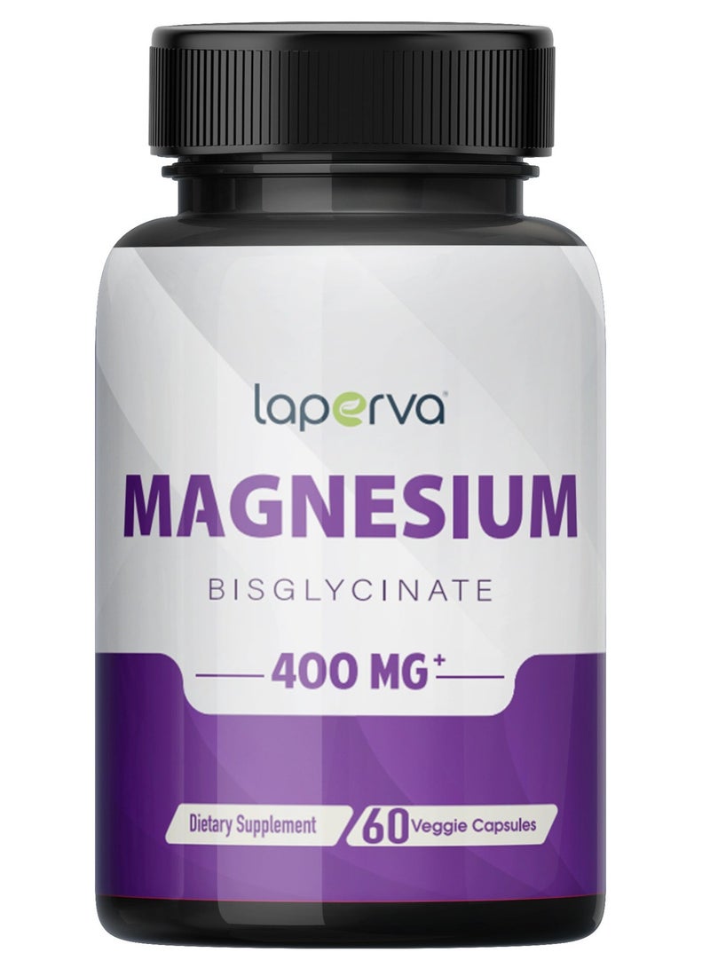 Laperva Energy & Wellness Bundle Vitamin B Complex Gummies, Strawberry Flavor, 60 Veggie Gummies + Magnesium Bisglycinate 400 mg, 60 Veggie Capsules, Boost Energy, Support Brain Function & Enhance Nighttime Wellness - Image 3