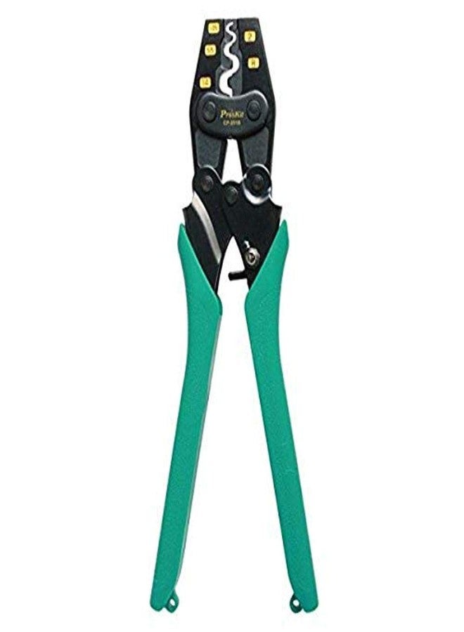 Pro'sKit CP-251B Ratcheted Crimper for Non-Insulated Terminals, AWG 22-6