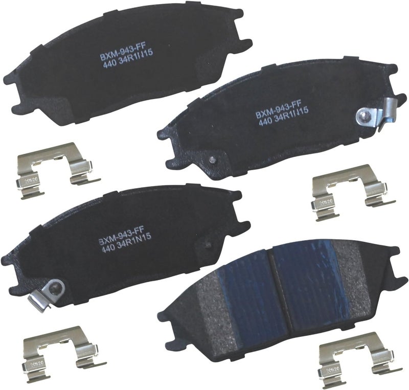 Bendix Premium SBM440 Semi-Metallic Front Brake Pads for Dodge Verna 2006-2004, Hyundai Accent 2005-1995, Excel 1994-1989, Scoupe 1991, Scoupe 1995-1993, Stellar 1987, Mitsubishi Precis 1994-1990 - Image 1