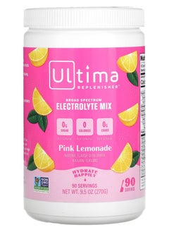 Ultima Replenisher Electrolyte Mix Pink Lemonade 9.5 oz (270 g) 