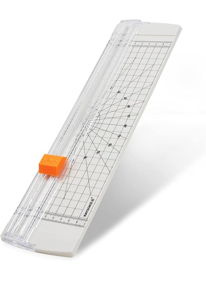RAYSON Paper Cutter A4 A5 Paper Photo Trimmer Scrapbook Trimmer Lightweight Paper Trimmer Rc4000 White - Image 1