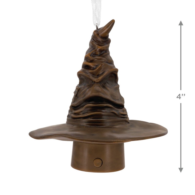 Hallmark Harry Potter Sorting Hat Christmas Ornament with Light - Image 4