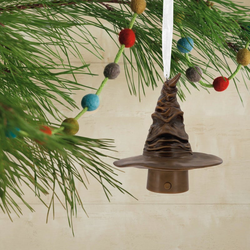 Hallmark Harry Potter Sorting Hat Christmas Ornament with Light - Image 5