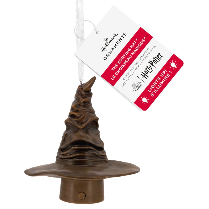 Hallmark Harry Potter Sorting Hat Christmas Ornament with Light - Image 3
