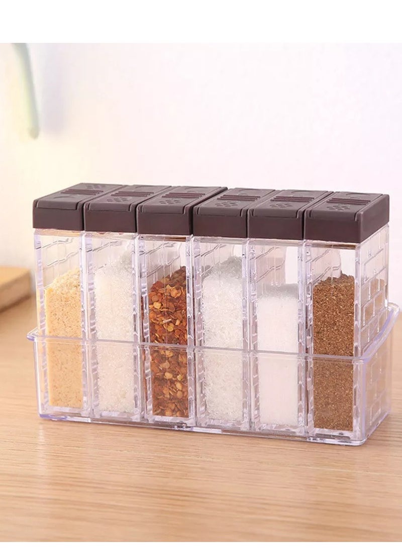 ALGHAFA Spice Box Bag, 6 pieces, khaki color, from Al Ghafa  - Image 3