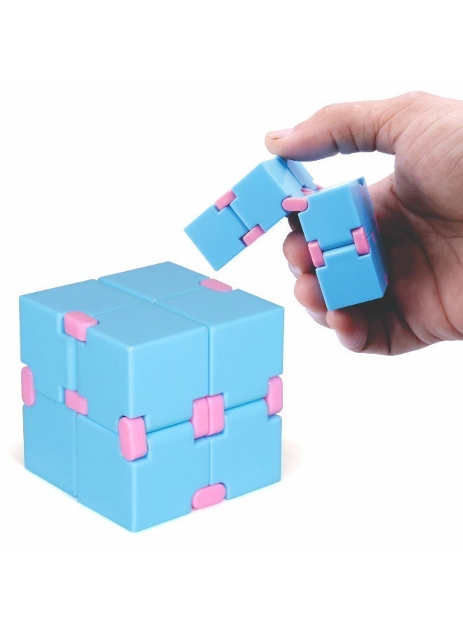 Chanak Infinity Cube Fidget Toy Stress Relieving Fidgeting Game for Kids and Adults, Durable ABS Plastic Safe Material Sensory Toys, Unique Gadget for Anxiety Relief Easy to Carry (Color As Per Availability) - Image 2