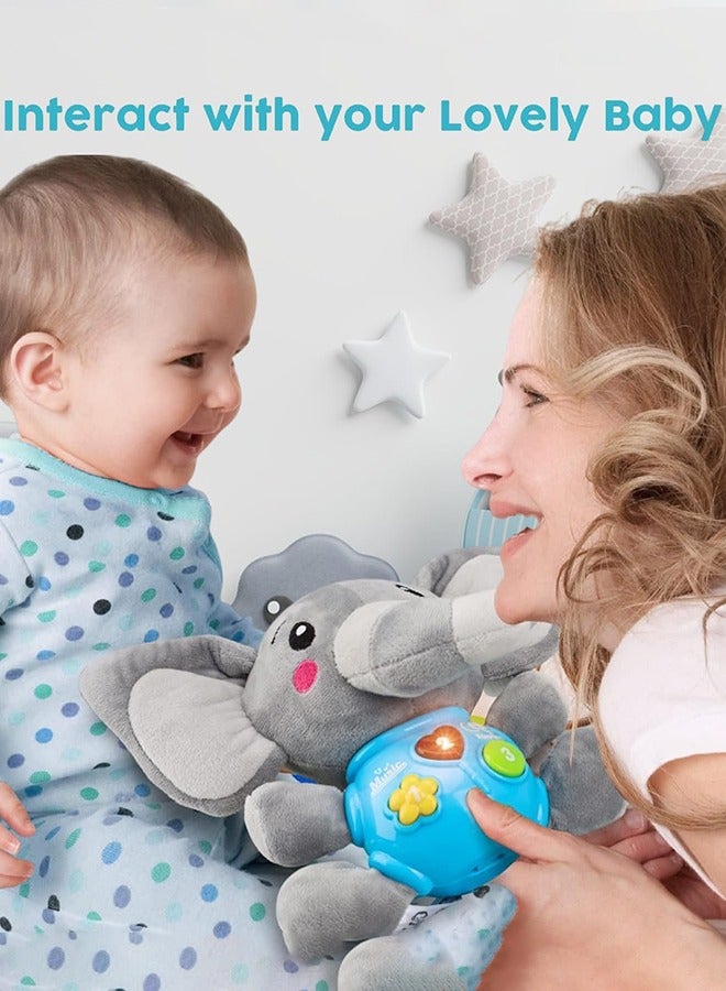 Garlo Baby Toys 3-6 Months, Baby Musical Toys Elephant, Infant Toys 0-6 Months, Elephant Baby Stuff, 3 Month Baby Toys, 4 Month Baby Toys, Newborn Toys 0 3 Months, Toys for Infants 0-6 Months - Image 4