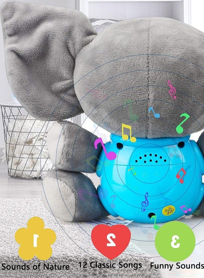 Garlo Baby Toys 3-6 Months, Baby Musical Toys Elephant, Infant Toys 0-6 Months, Elephant Baby Stuff, 3 Month Baby Toys, 4 Month Baby Toys, Newborn Toys 0 3 Months, Toys for Infants 0-6 Months - Image 5