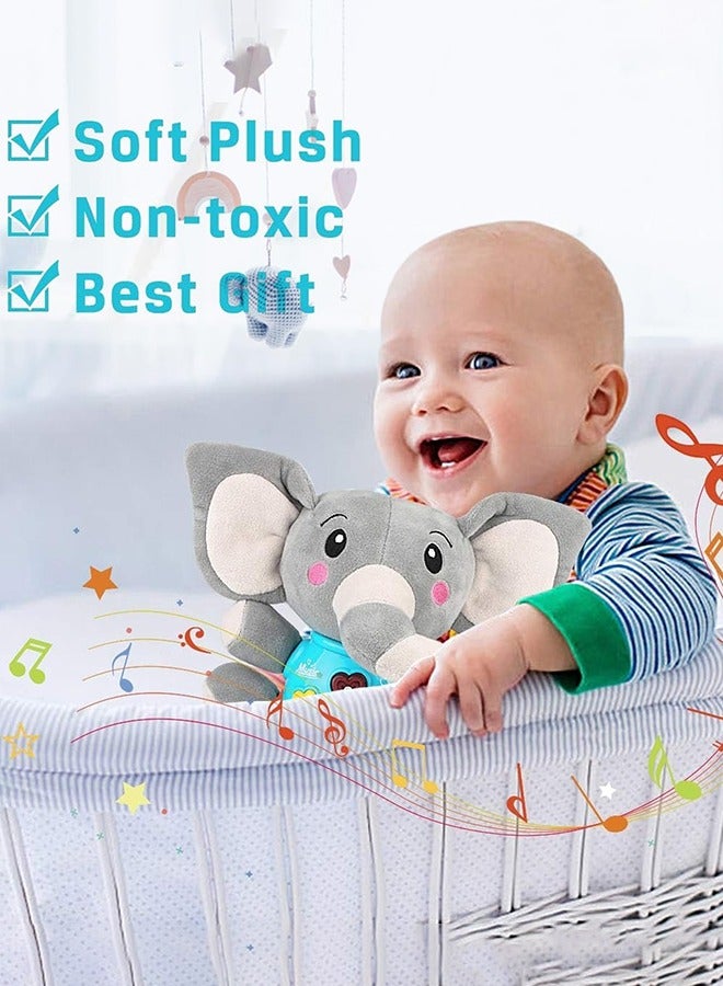 Garlo Baby Toys 3-6 Months, Baby Musical Toys Elephant, Infant Toys 0-6 Months, Elephant Baby Stuff, 3 Month Baby Toys, 4 Month Baby Toys, Newborn Toys 0 3 Months, Toys for Infants 0-6 Months - Image 3