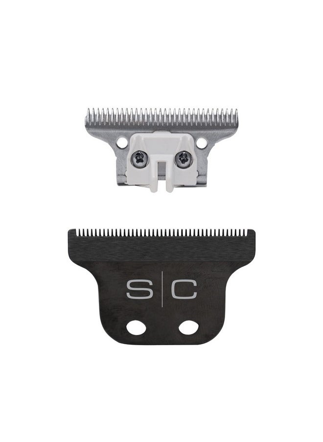 Stylecraft StyleCraft Replacement Fixed Black Diamond Carbon DLC Hair Trimmer Blade with Stainless Steel Deep Tooth Cutter Set  - Image 1