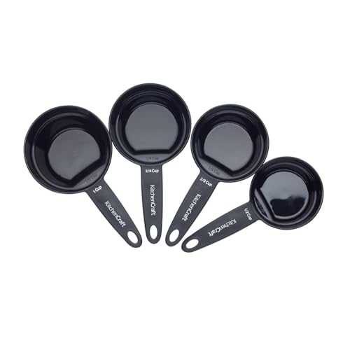 KitchenCraft Premium 4 Pcs Magnetic Measuring Cup Set for Baking, Dry & Liquid Ingredients | Nestable Dual Measure Baking Cups for Kitchen with Hanging Loops - Image 1