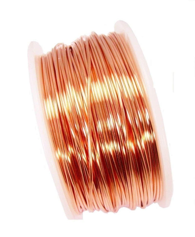 ART IFACT ART IFACT Bare Copper Wire Without Enameled 20 Gauge 0914 mm Diameter 10 Meters 