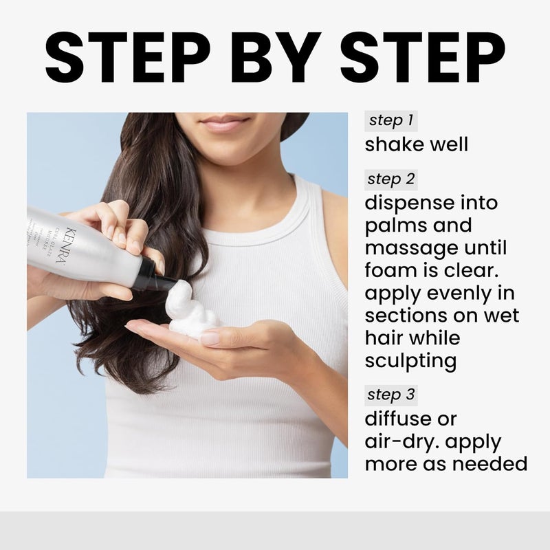 Kenra Curl Glaze Mousse 13 - Curl Control Glaze for All Hair Types - 6.75 oz - Image 4