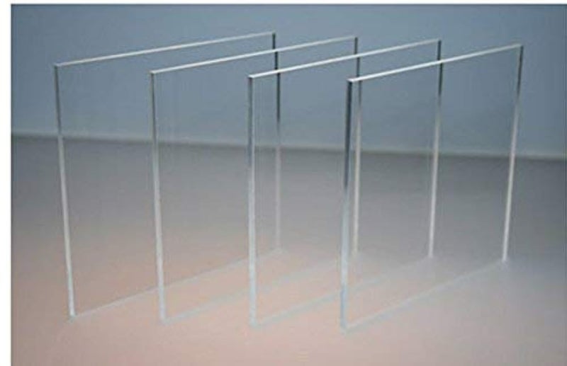 Generic Acrylic Sheets 3mm Transparent 6x6 Pack of 4 High Gloss Clear Acrylic Panels for Glass Painting Crafts and DIY Projects - Image 3