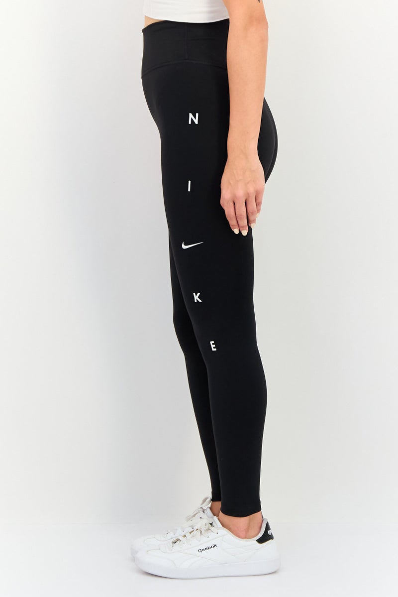 Nike Women Sportswear Fit Pull On Training 7/8 Leg Leggings, Black - Image 3