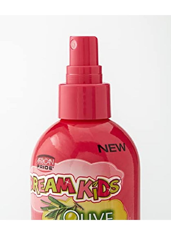 African Pride Dream Kids Olive Miracle Moisturizing Braid Spray Helps Strengthen & Protect Hair Excellent For Braids Twists Locks & Natural Styles 12 Oz  - Image 4