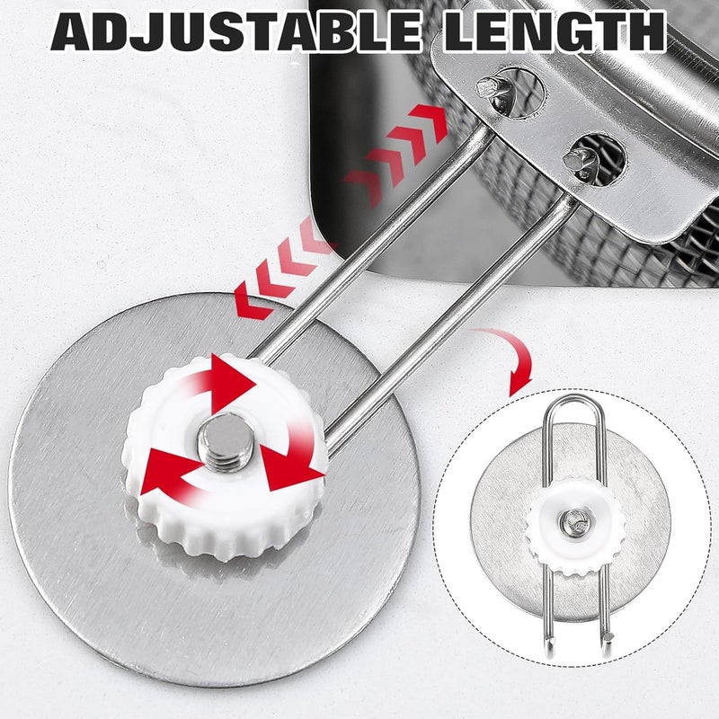 ZIPRON Sink Strainer Basket, Stainless Steel Triangle Kitchen Sink Strainer Basket for Sink Food Strainer, Corner Sink Strainer Basket for Food Strainer, Storage Rack - Image 4