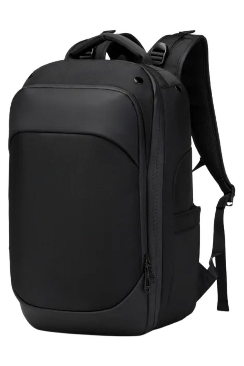 أوزوكو 9640 حقيبة ظهر – مقاومة للماء، تناسب لابتوب حتى 15.6 بوصة – للاستخدام اليومي والعمل، أسود - Image 2