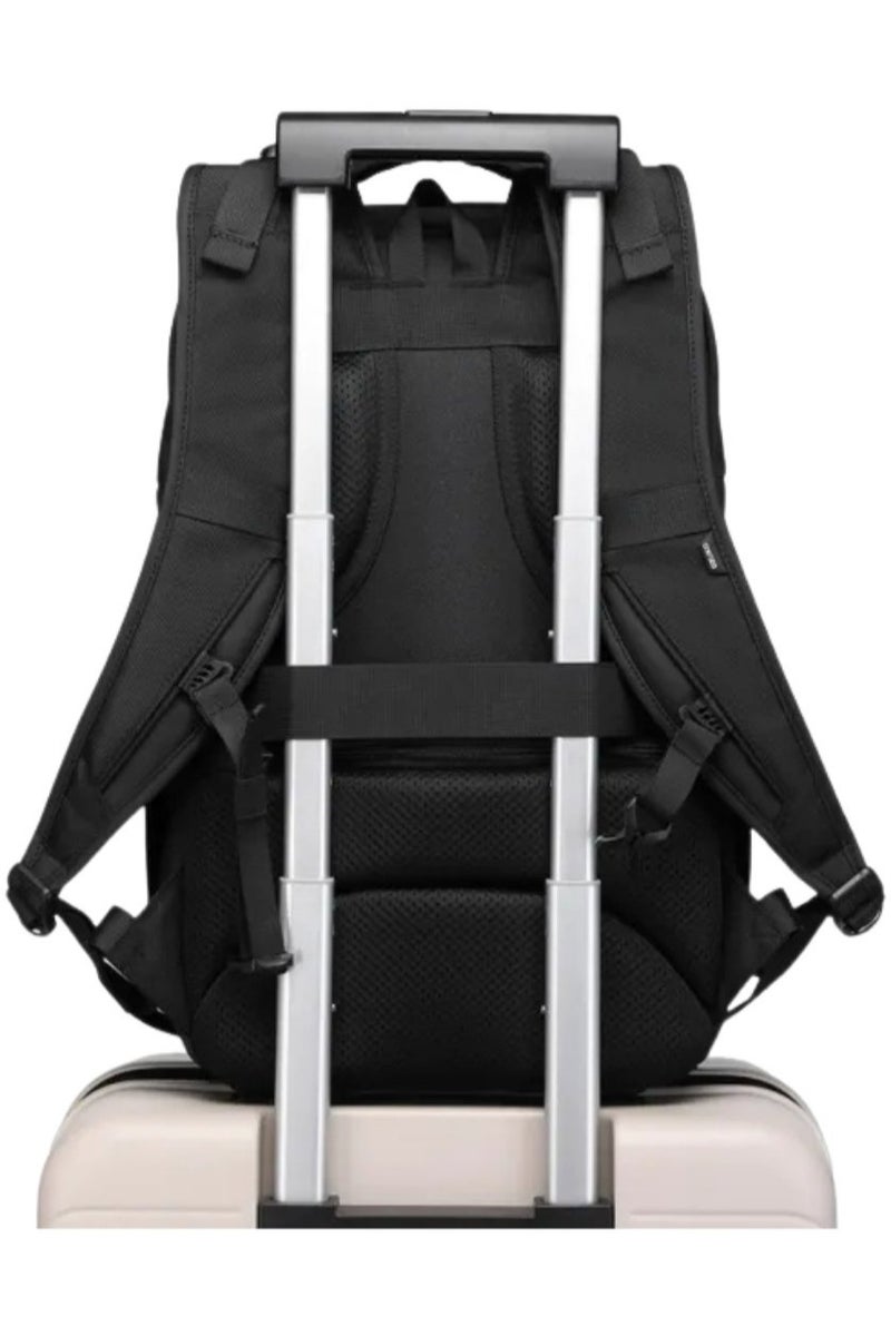 أوزوكو 9640 حقيبة ظهر – مقاومة للماء، تناسب لابتوب حتى 15.6 بوصة – للاستخدام اليومي والعمل، أسود - Image 5