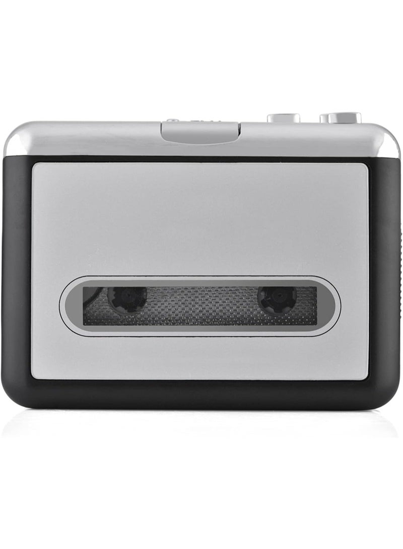 USB Cassette to MP3 Converter, Portable Cassettes Tape Audio Music Player, with Earphones, with Headphones, for Laptops and Personal Computers - Image 5
