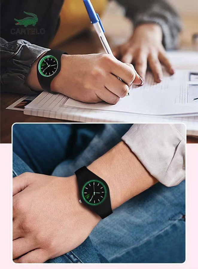 CARTELO Youth Student Fashion Waterproof Quartz Watch CYT21-02 - Black - Image 3