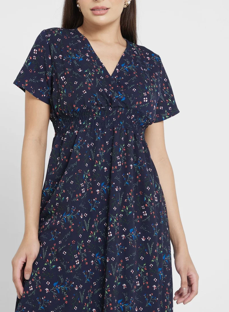 Ella  Floral Print Dress for Women | Best Price UAE