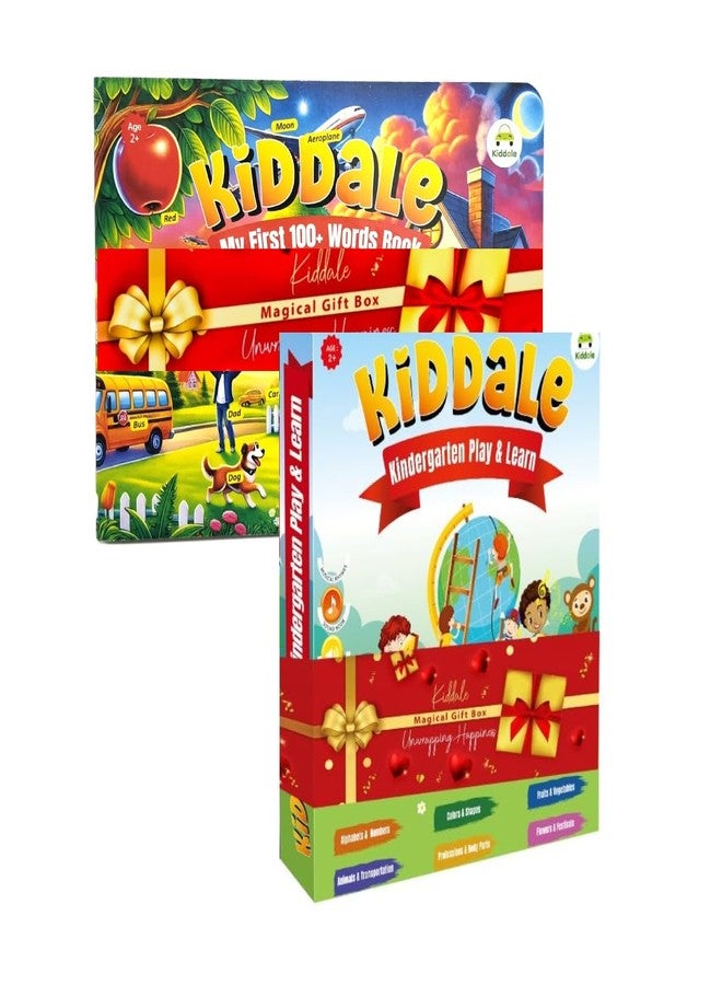 Kiddale ABC 123 Musical Sound Book for Kids with 1 Board Book on 100+ Early Learning Words| Best Gift for 2-5 Years Kids - Image 1