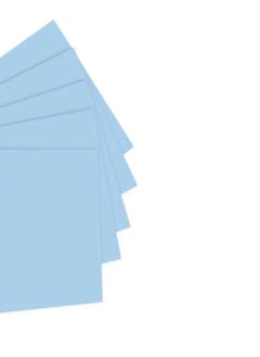 ماركة غير محددة 100-Piece A4 Bristol Card Binding Covers 180gsm Blue  - Image 1