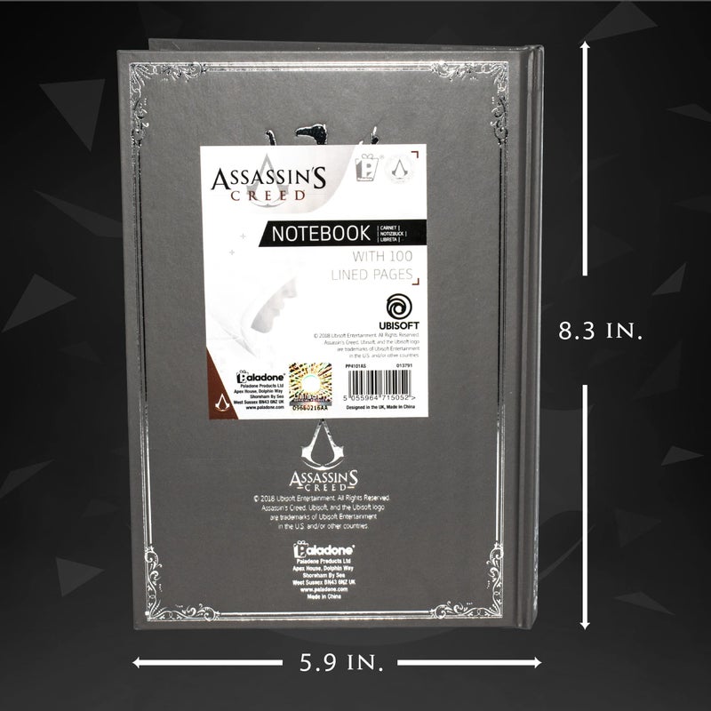 Paladone Assassin's Creed Notebook- Lined Hardcover- 200 Pages - Image 5