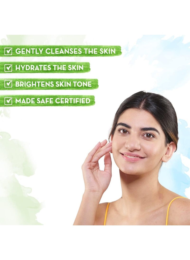 Mamaearth Rice Face Wash With Rice Water & Niacinamide for Glass Skin | For Hydrated & Even skin Tone | Korean skin Care | All skin Types | For Men & Women | 100 ml - Image 3